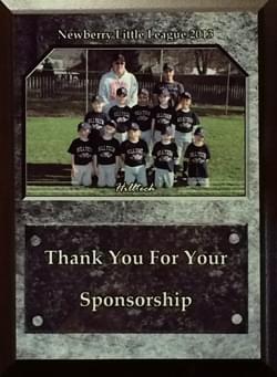 Proud sponsor of community little league
