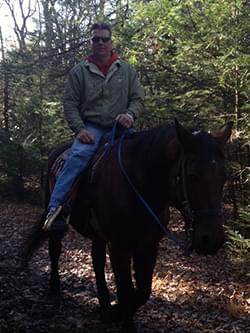 Dave on Horseback